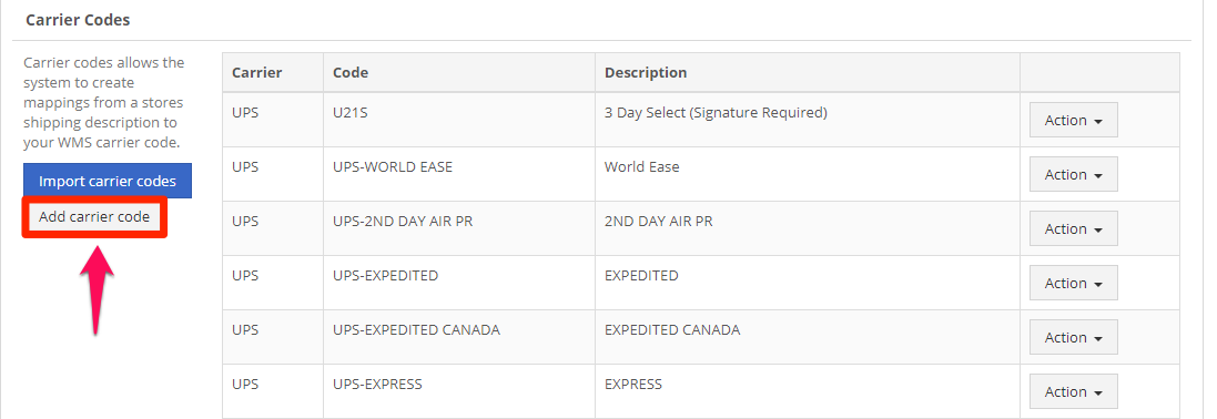 upload-carrier-codes-packagebee