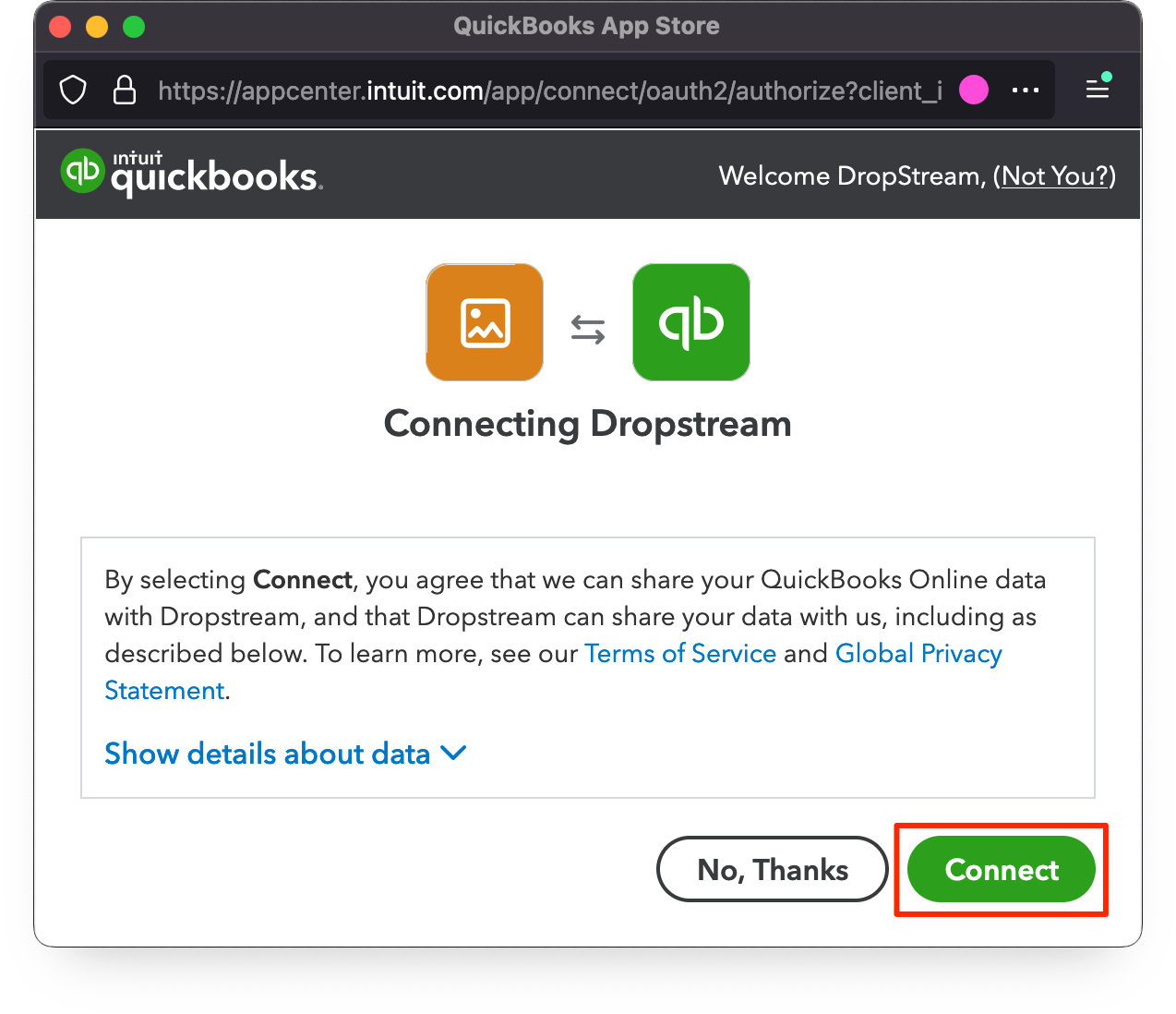 QuickBooks Online Enable API Access PackageBee